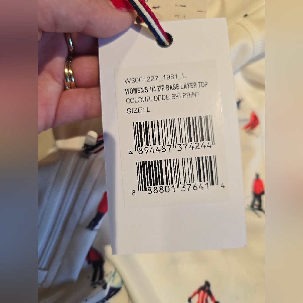 NWT Perfect Moment X Dede Johnston 1/4 Slip Base Layer Top Size L - Picture 9 of 13